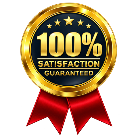 100% Satisfaction Guaranteed gold seal